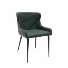Versa Dining Chair in Bottle Green PU