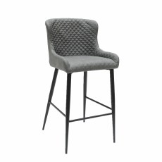 Versa Bar Stool in Slate Grey PU Versa Bar Stool in Slate Grey PU