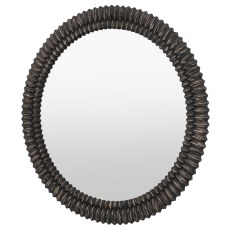 Pimlico Round Mirror in Black