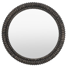 Pimlico Round Mirror in Black