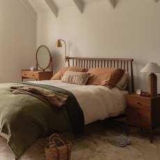Ercol Salina Double Bedframe w/ Spindle Headboard