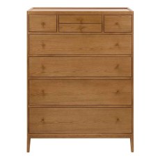 Ercol Salina 8 Drawer Tall Chest Ercol Salina 8 Drawer Tall Chest
