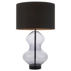 Kelda Shaped Table Lamp – Matt Black Finish