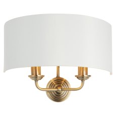 Gallery Direct Highclere Wall Light in Antique Brass