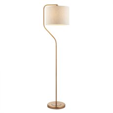 Clement Floor Lamp Brushed Aged Brass