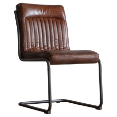 Capri Brown Leather Chair