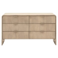 Gallery Direct 6 Drawer Chest with Fluted Fronts Gallery Direct 6 Drawer Chest with Fluted Fronts