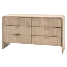 Gallery Direct 6 Drawer Chest with Fluted Fronts Gallery Direct 6 Drawer Chest with Fluted Fronts