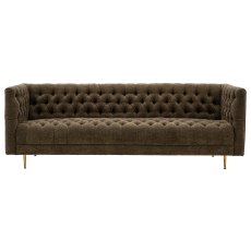 Gallery Direct Dalton Moss Green 3 Seater Sofa