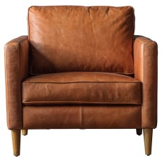 Gallery Direct Osborne Vintage Brown Armchair