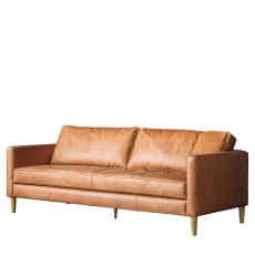 Osborne Vintage Brown 3 Seater Sofa