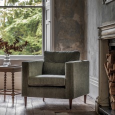 Gallery Direct Whitwell Armchair- Forest Green