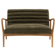 Gallery Direct Datsun Green Boucle 2 Seater Sofa