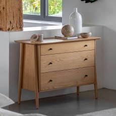 Gallery Direct Hatfield Natural 3 Drawer Chest