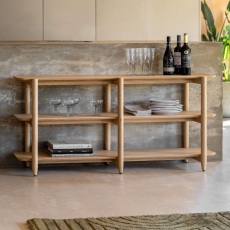 Gallery Direct Hatfield Natural Wide Open Display Gallery Direct Hatfield Natural Wide Open Display