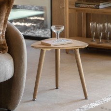 Gallery Direct Hatfield Natural Side Table