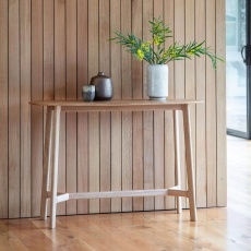 Gallery Direct Madrid Console Table, Oak