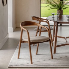 Gallery Direct Madrid Walnut Dining Chair Gallery Direct Madrid Walnut Dining Chair