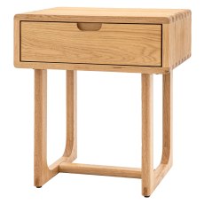 Gallery Direct Craft Natural 1 Drawer Bedside