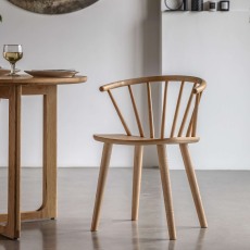 Gallery Direct Craft Dining Chair Natural (2 Pack)