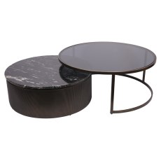 Belvedere Nesting Coffee Tables | Black Belvedere Nesting Coffee Tables | Black