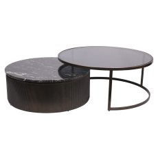 Belvedere Nesting Coffee Tables | Black Belvedere Nesting Coffee Tables | Black