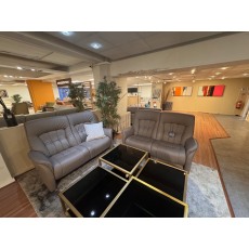 2 x Himolla Rhine 2.5 Seat Fixed Sofa set of two