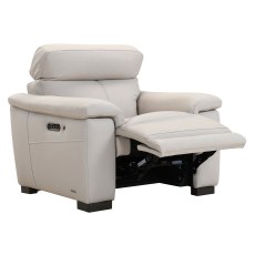 Torino Power Recliner Chair w/ Power Headrest & Lumber