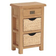 Fairfax Side Table with Baskets