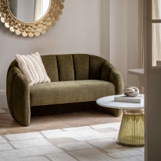 Gallery Direct Atella Moss Green 2 Seater Sofa Gallery Direct Atella Moss Green 2 Seater Sofa