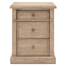 Gallery Direct Vancouver 3 Drawer Bedside Gallery Direct Vancouver 3 Drawer Bedside