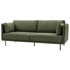 Gallery Direct Wigmore Verdant Green Boucle 3 Seater Sofa