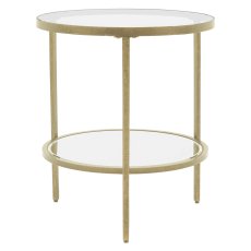 Gallery Direct Hudson Champagne Side Table Gallery Direct Hudson Champagne Side Table