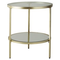 Gallery Direct Hudson Champagne Side Table Gallery Direct Hudson Champagne Side Table