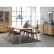 CLEARANCE OUTLET WAREHOUSE STOCK Stockholm 1.5m Dining Table