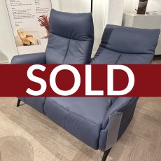 Himolla Stratus 2 Seater Manual Headrest Cumuly Leather Sofa