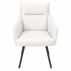 Toronto Extending Table + 4 Fifi Leather Dining Chairs (Semi Analine)