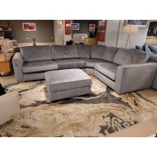 Alice RHF corner group with storage footstool