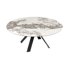 Dalia Round Extending Dining Table + 4 Sammy Dining Chairs Dalia Round Extending Dining Table + 4 Sammy Dining Chairs