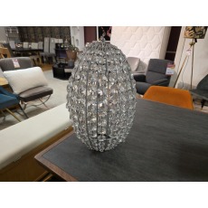 LONG OVAL CHROME PENDANT