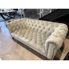 Somerset Midi Sofa in Fabric, Chesterfield Style