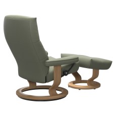 Stressless David Medium Classic Chair & Stool - Promo