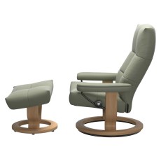Stressless David Large Classic Chair & Stool - Promo Stressless David Large Classic Chair & Stool - Promo