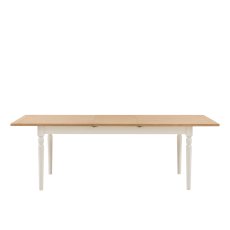 Gallery Direct Eton Extending Dining Table, White