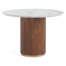 Crosby Round Dining Table Marble Top and 4 Versa Green Chairs Crosby Round Dining Table Marble Top and 4 Versa Green Chairs