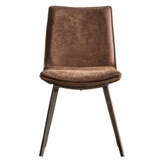 Gallery Direct Hinks Dining Chair- Brown