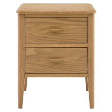 Gallery Direct Camden Natural 2 Drawer Bedside