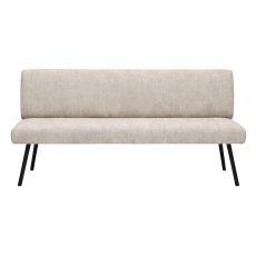 Barry Medium Armless Bench with Steel Legs