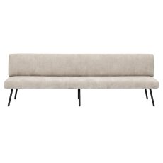 Barry Large Armless Bench with Steel Legs