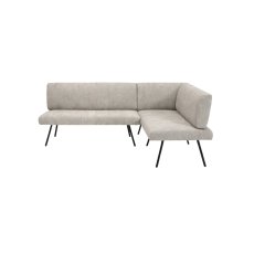 Barry Small Right Corner Bench with Steel Leg